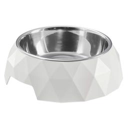 Hunter Melamin Hundskål Design Kimberley VIT